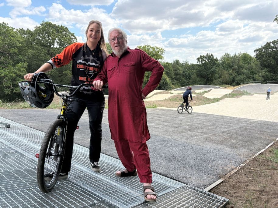Ringwood BMX Track Reopens After £150,000 Refurbishment — Chesterfield news photo (Chesterfield Borough Council)