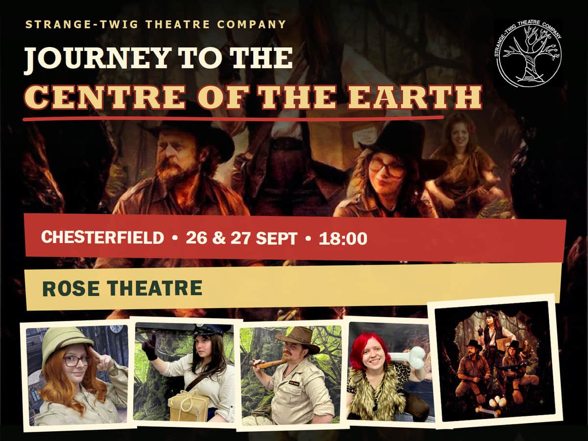 Strange Twig Theatre brings Journey to the Centre of the Earth to Rose Theatre — Chesterfield news photo